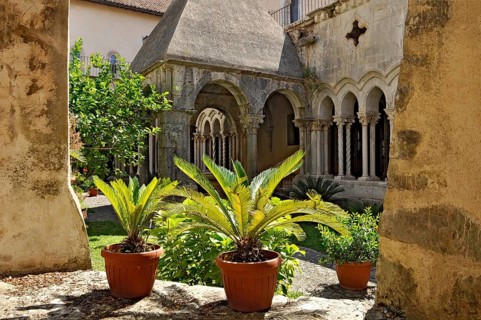 Fountain loggia, monks' washroom in the cloister, Gothic basilica of the Cistercian abbey of