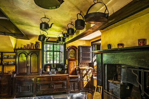 Townend house, National Trust, Troutbeck, Windermere, Lake District, Cumbria, England, United