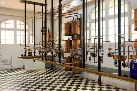Interior view, Perfumery Molinard, Perfume manufacturer, Grasse, Alpes Maritimes, Provence Alpes