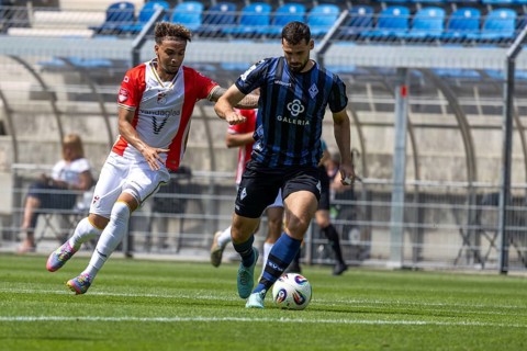 Waldhof Mannheim v FC Emmen, Netherlands (last test match in front of the start of the new season)
