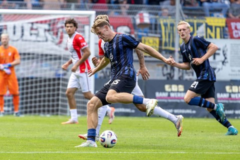 Waldhof Mannheim v FC Emmen, Netherlands (last test match in front of the start of the new season)