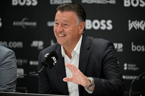 PK Press Conference, Tournament Director Edwin Weindorfer, smiles, gesture gesture tennis, ATP 250,