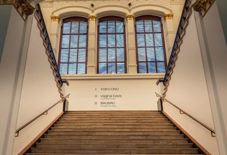 Gropius Bau Berlin, interior view, staircase, Berlin, Germany