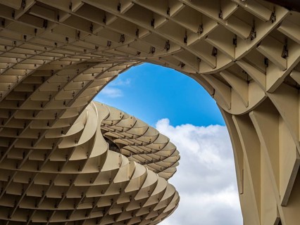 Setas de Seville, mushroom-shaped wooden platform, Seville, Andalusia, Spain