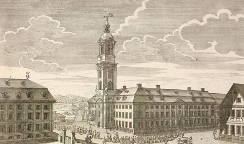 Friedrichs-Hospital and orphanage in Berlin, Germany, around 1880, digitally restored reproduction