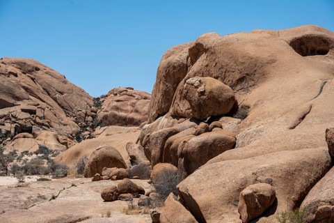 Rock formation, Pontok Mountains, Great Spitzkoppe, Spitzkoppe, Great Spitzkoppe Nature Reserve,