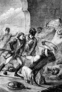 The Siege of Seringapatam (5 April - 4 May 1799), in which Tippu Sultan, the ruler of Mysore, was