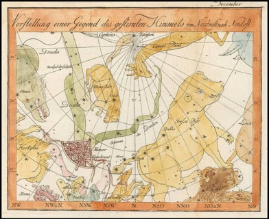 Zodiac sign, constellation, star chart, universe, astrology, horoscope, after Johann Elert Bode (19