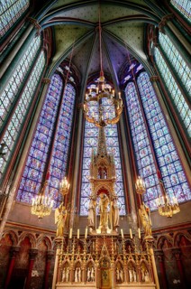 Interior view, altar, Chapel of the Blessed Sacrament, Chapelle du Saint-Sacrement, Saint-Augustin