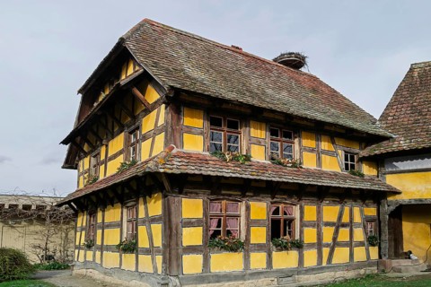 Ecomusée d'Alsace, the largest open-air museum in France, Ungersheim, Alsace, France