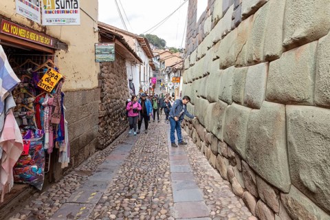 Inca wall, Cusco, Peru
