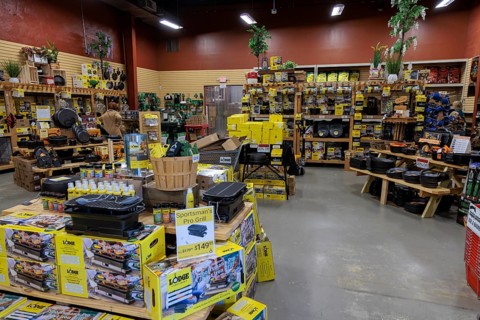 Interior of the Lodge Museum of Cast Iron and factory store in South Pittsburg, Tennessee, USA