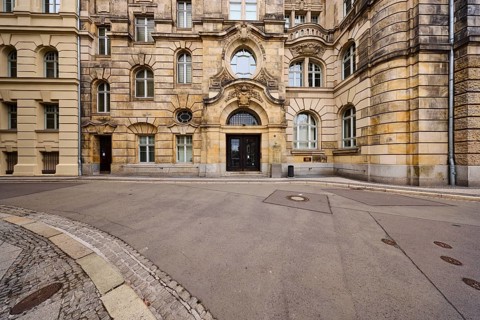 Public order office, sandstone building, city building inspector Wilhelm Berner, neo-baroque
