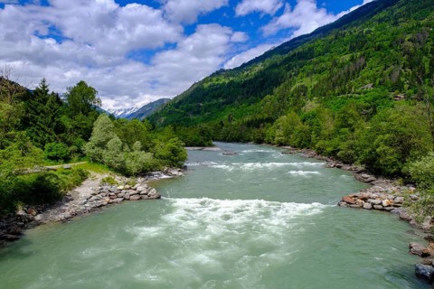 Isel in the Tauern Valley, East Tyrol, Austria