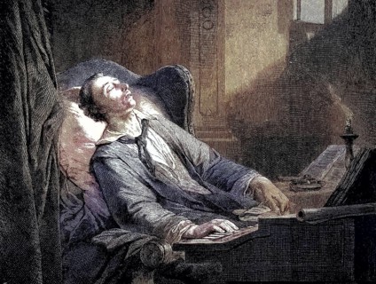 Carl Maria Friedrich Ernst von Weber, 1786-1826, German composer, conductor and pianist, shortly in