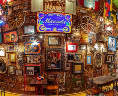 Argentinian restaurant, Marzola, decoration, interior design, Cartagena, Colombia