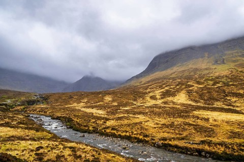Fairy Pools and Waterfalls, Glen Brittle, Black Cuillin, Isle of Skye, Scotland, UK