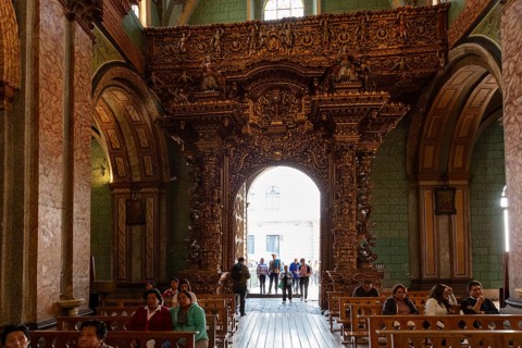 Iglesia la Compañía, Quito, Ecuador