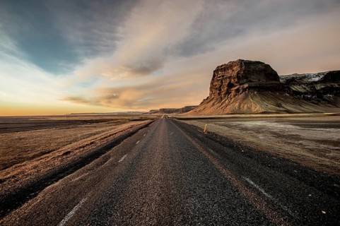 Ring Road, Mountains, Southern Iceland, Sunset, Winter, Cold, Iceland* Ring Road, Mountain Range,