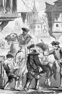 During the War of the Austrian Succession in 1744, the Duke of Belle-Isle was taken prisoner of war