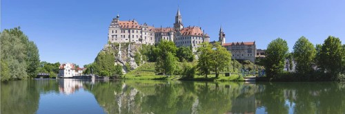 Sigmaringen Castle, Hohenzollern Castle, on the Danube, Sigmaringen, Swabian Alb,