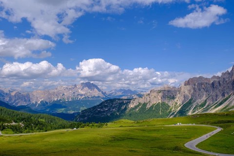 Giau Pass, Ampezzo Dolomites, Cadore, Veneto, Italy
