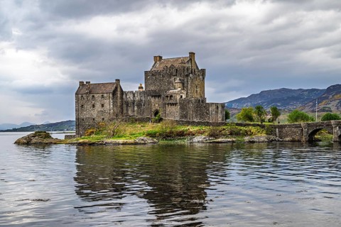 Eilean Donan Castle, Loch Duich, Isle of Skye, Highlands, Scotland, UK
