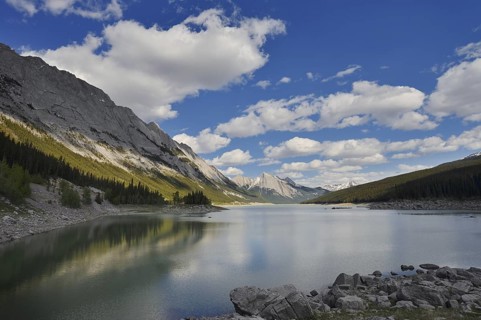 Lake Medicine Lake, Jasper National Park, Alberta, Canada