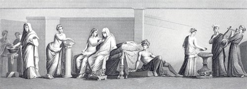 The Aldobrandinian Wedding, so named after the first owner, Cardinal Cinzio Passeri Aldobrandini,