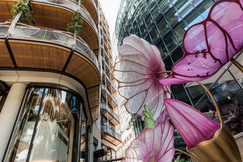 Luxury flats and luxury shops, Monte Carlo, Cote d'Azur, Monaco