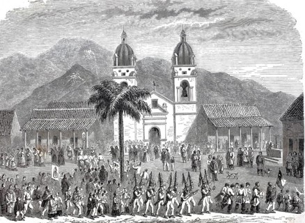 The Festival of the Sennora del Rosario at Andacollo, 1888, place of pilgrimage in the South