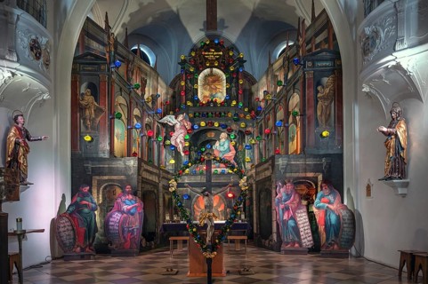 Holy Sepulchre created around 1800, St Michael's Parish Church, Kirchstr. 15, Aschau, Chiemgau,