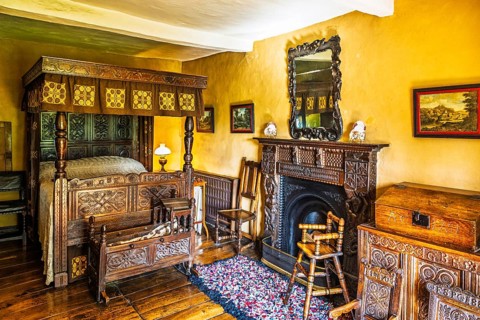 Townend house, National Trust, Troutbeck, Windermere, Lake District, Cumbria, England, United
