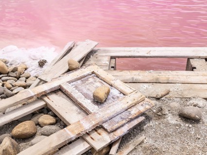 Saltworks, Salin-de-Giraud, Bouches-du-Rhône, Arles, France