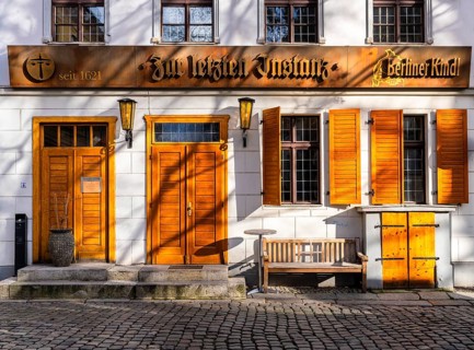 Historic houses in the monastery quarter, Waisenstraße, . Berlin, Germany