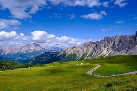 Giau Pass, Ampezzo Dolomites, Cadore, Veneto, Italy