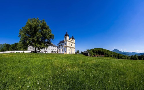 Maria Plain pilgrimage church, baroque church, Bergheim near Salzburg, Flachgau, Salzburger Land,