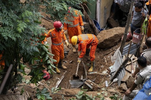 Rescue operations by the National Disaster Response Force (NDRF) and police are in full swing after