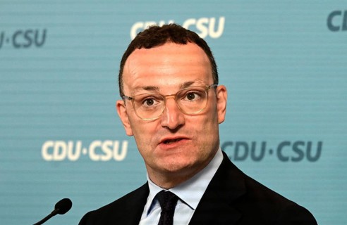 The Chairman of the CDU/CSU parliamentary group, Jens Spahn (CDU), and his deputy Alexander