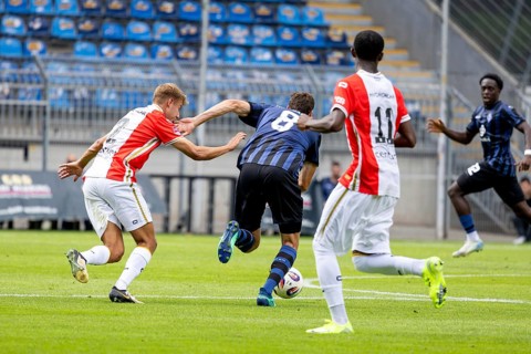 Waldhof Mannheim v FC Emmen, Netherlands (last test match in front of the start of the new season)