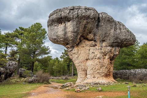 Ciudad encantada, area of rock formations, nature reserve, Cuenca region, Spain