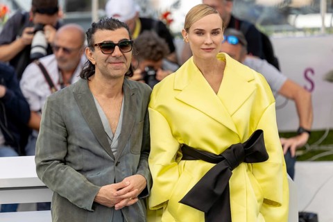 Cannes, France - 16.5.2024: Fatih Akin, Diane Kruger during the AMRUM Photocall at the 78th Cannes