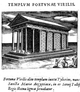 Il tempio della fortuna, Temple of Portunus, was a temple in Rome, Italy, probably dedicated to the