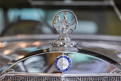 Mercedes-Benz 770 Large Mercedes Cariolet F from 1932, driven by the former German Kaiser Wilhelm