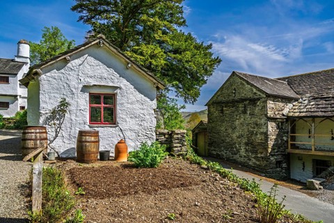 Townend house, National Trust, Troutbeck, Windermere, Lake District, Cumbria, England, United