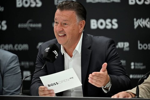 PK Press Conference, Tournament Director Edwin Weindorfer, smiles, gesture gesture tennis, ATP 250,