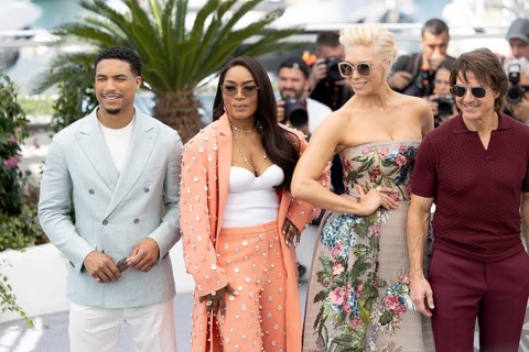 Cannes, France - 14.5.2024: Greg Tarzan Davis, Angela Bassett, Hannah Waddingham, Tom Cruise during