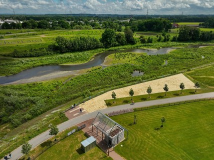 Recklinghausen, Castrop-Rauxel, Ruhr area, North Rhine-Westphalia, Germany - Renaturalised Emscher,