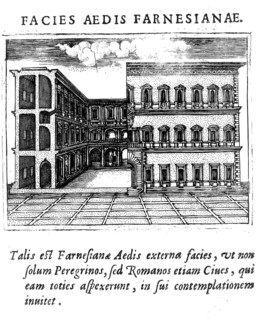 Palazzo di Farnese, one of the most important buildings of the Italian Renaissance, Rome, Italy,