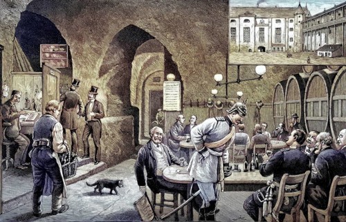 The blood dish was a historical wine and gourmet delicacy in Königsberg, which was housed in the